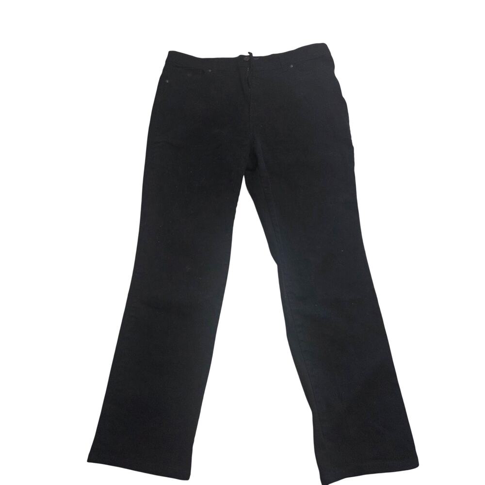 Black Bootcut Jeans – Gloria Vanderbilt – Size 16